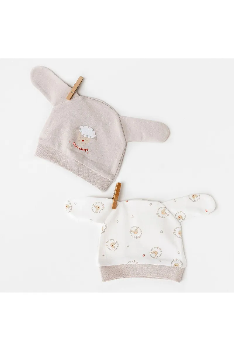 Andywawa AC26157 Tinny Sheeps Şapka Beige