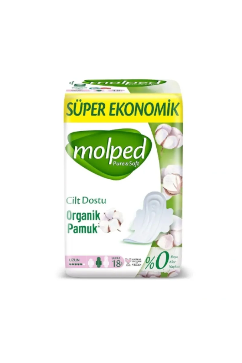 Molped Pure & Soft Ped Uzun Süper Eko 18 Adet