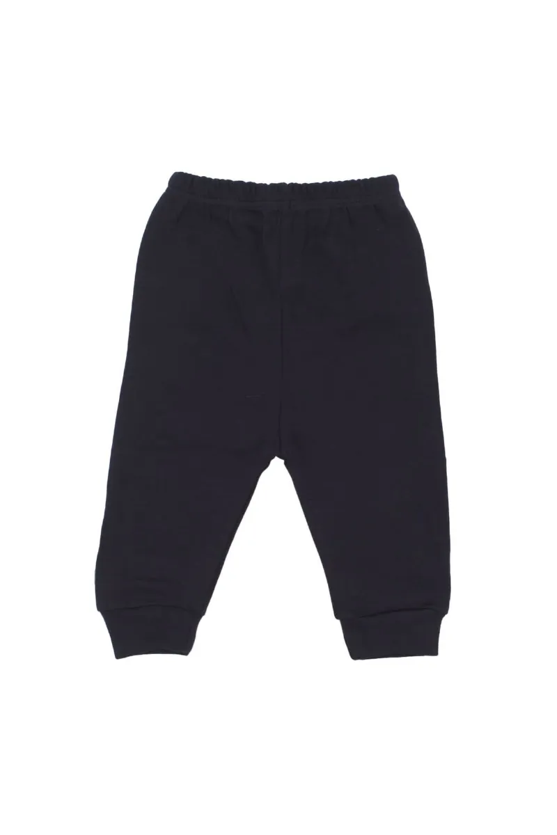 Unisex Lacivert Manşetli Tek Alt