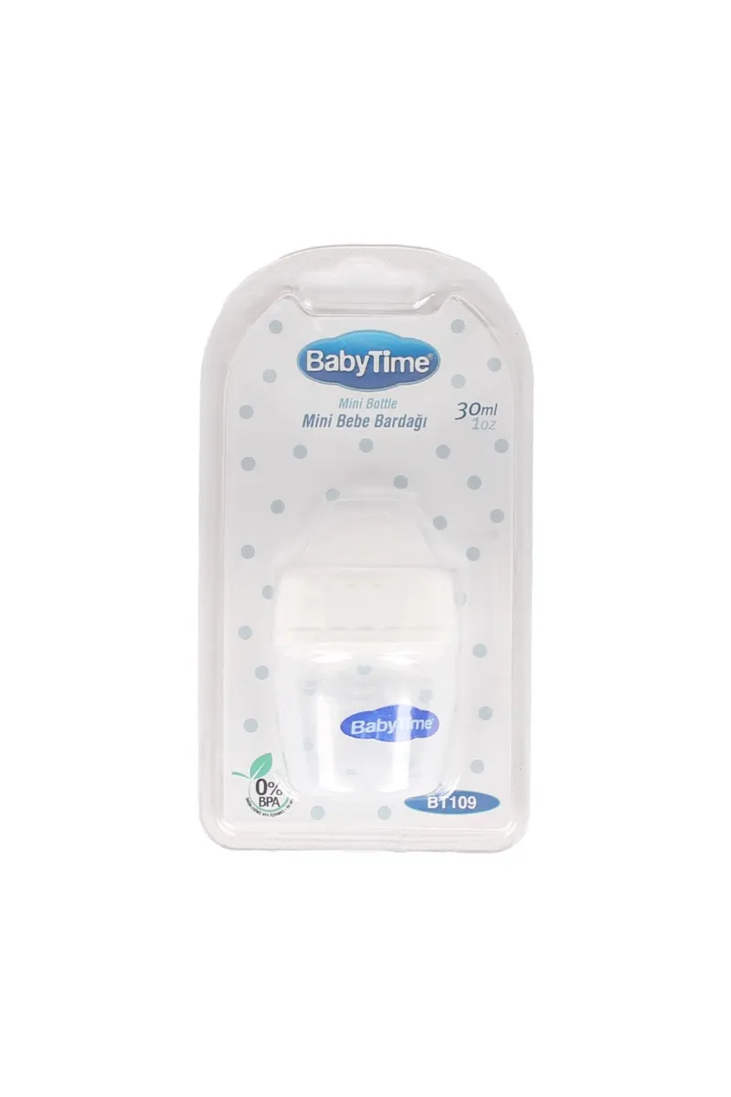 Babytime Beyaz Mini Alıştırma Bardağı