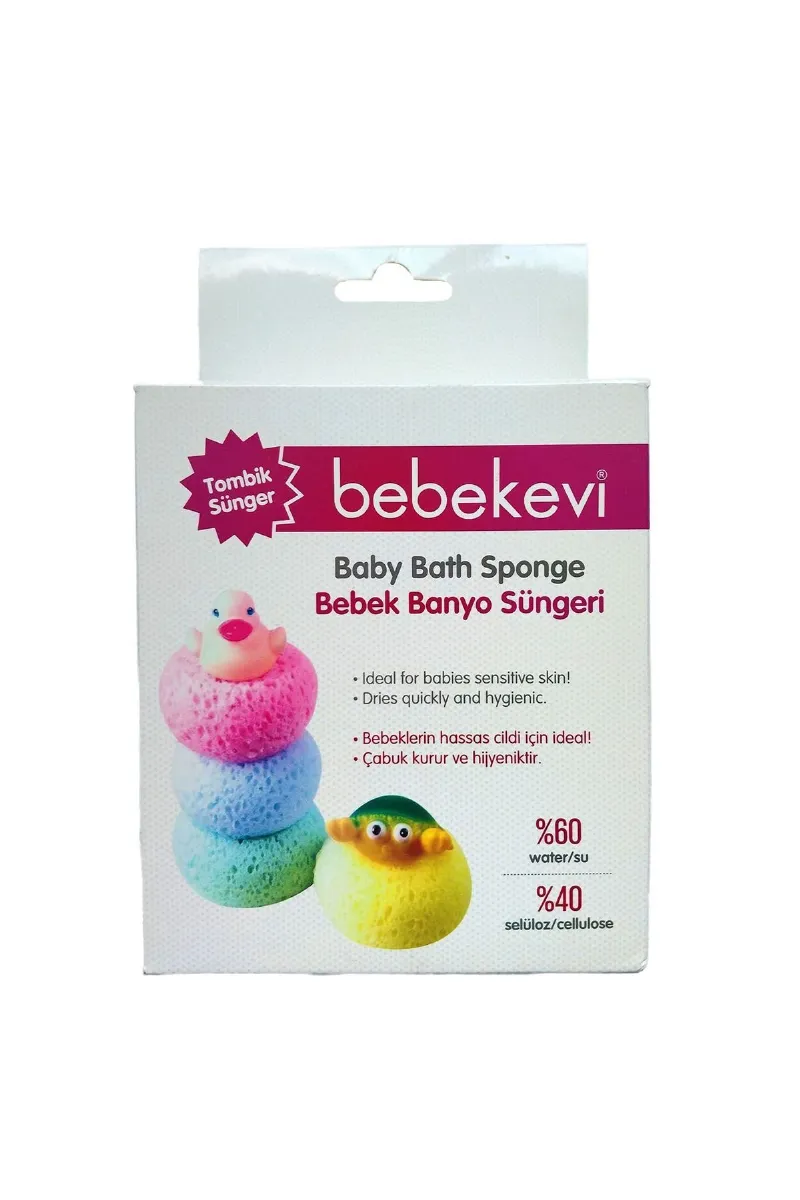 Bebekevi Mavi Banyo Tombik Sünger