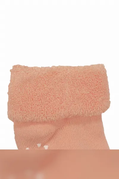 Unisex Somon Kıvrık Sweet Kaydırmaz Taban Havlu Çorap