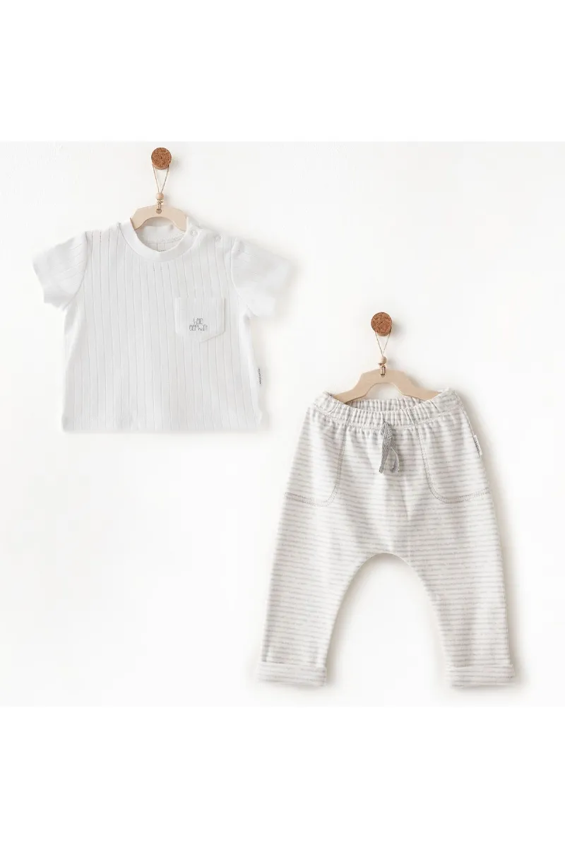 Andywawa AC26589 Hello Elephant 2li Takım White