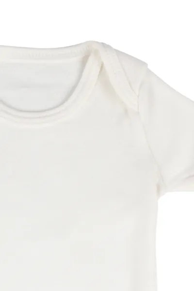 Unisex Ekru Kısa Kollu Zıbın