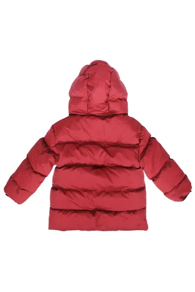 Bordo Kapşonlu Şişme Mont