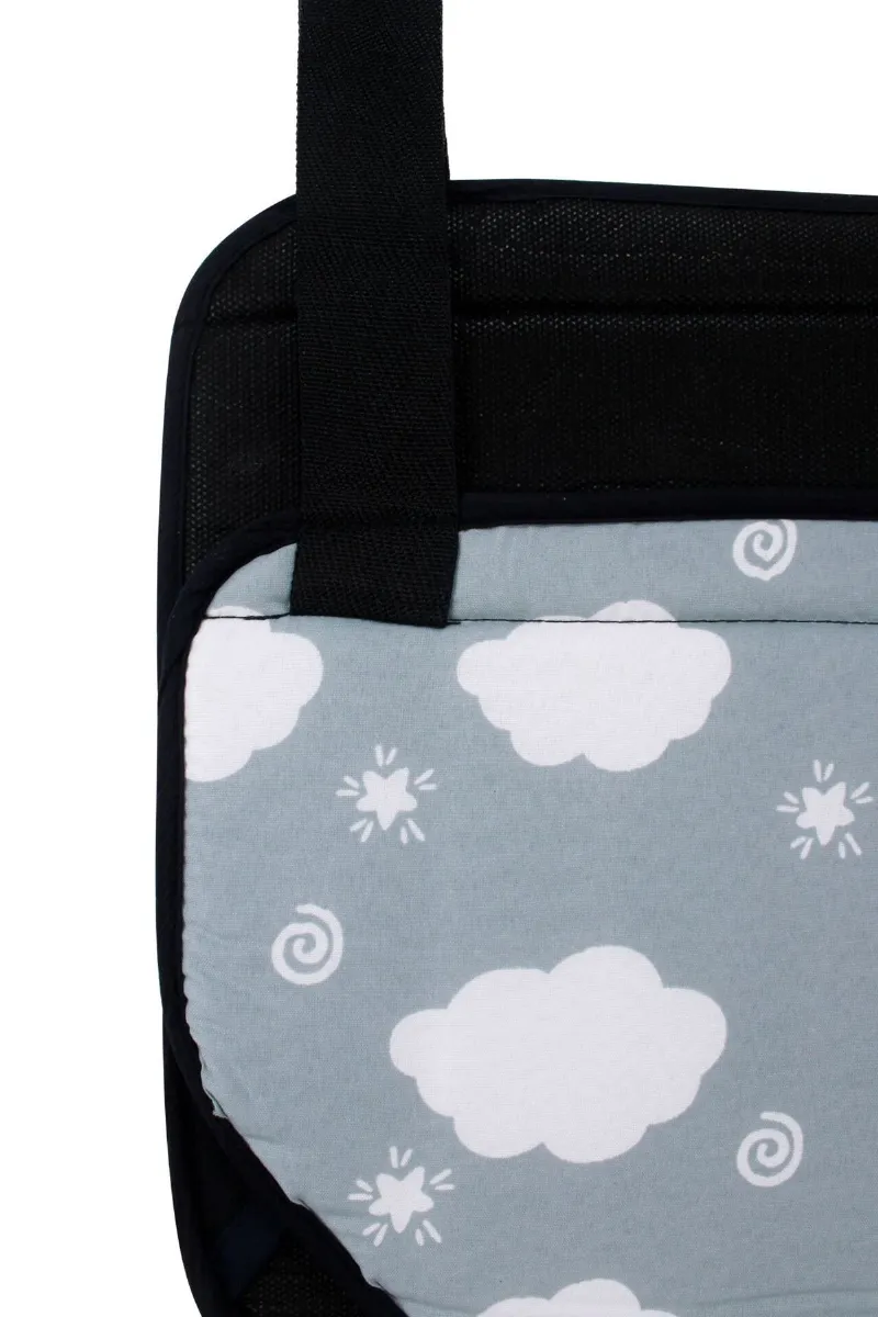 Unisex Gri Bulut Desenli Hoppala Salıncak