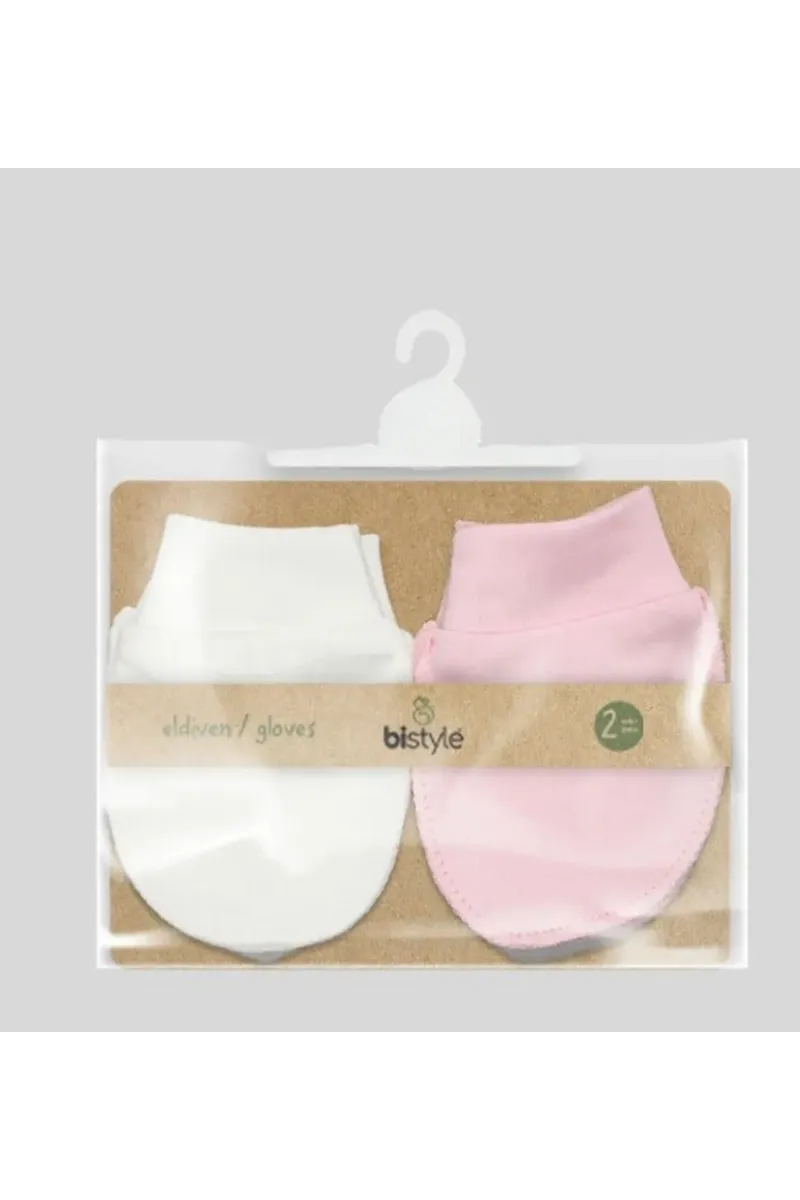 Bistyle 2Li Penye Eldiven Basıc 90108 Pembe