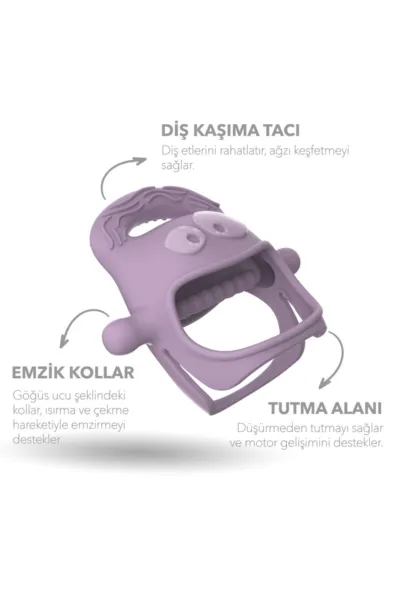 Mochi Diş Kaşıyıcı Lila