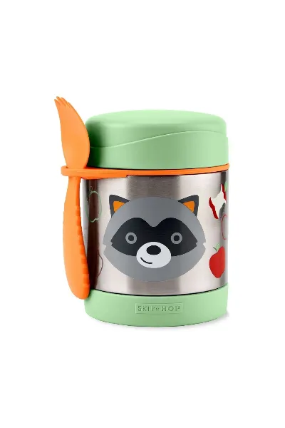 Skip Hop Zoo Paslanmaz Çelik Termos 325 ml Rakun