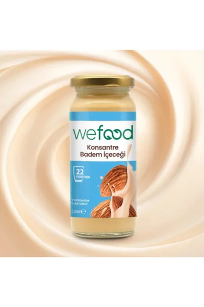 Wefood Organik Badem Sütü Konsantresi 220 Gr