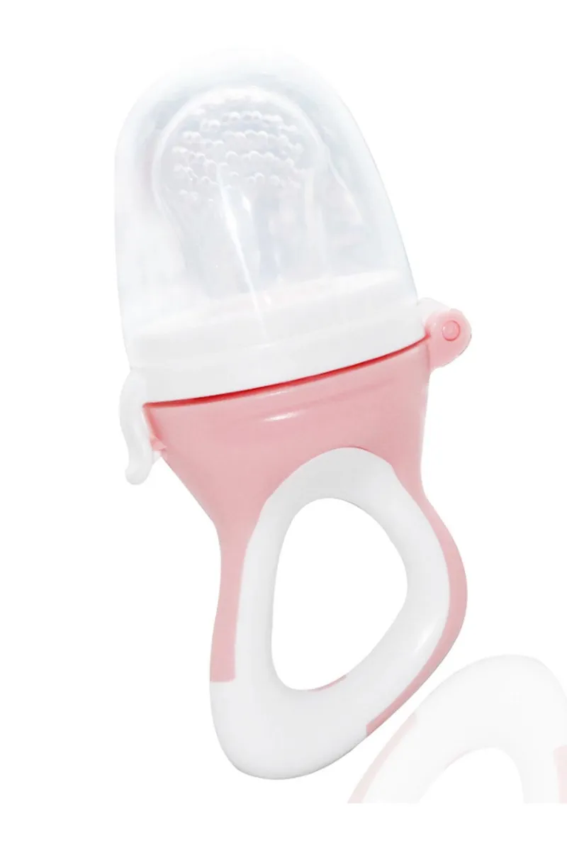 BabyJem Silikon Uçlu Meyve Sebze Emziği 600 Pembe
