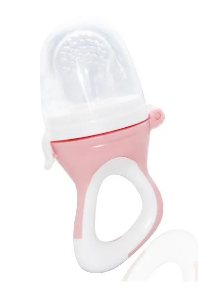 BabyJem Silikon Uçlu Meyve Sebze Emziği 600 Pembe