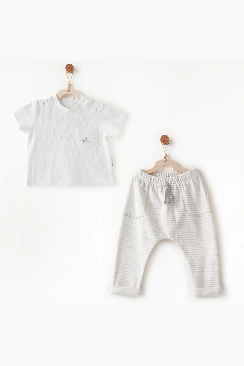 Andywawa AC26589 Hello Elephant 2li Takım White