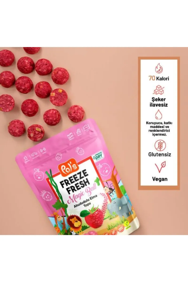 Pol’s Freeze Fresh Magic Ball Ahududulu Elma Topu 20 Gr