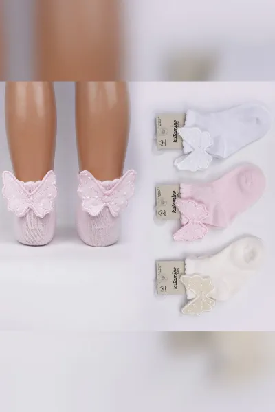 Katamino Algos Aksesuarlı Kız Bebek Soket Çorap K46354 Asorti