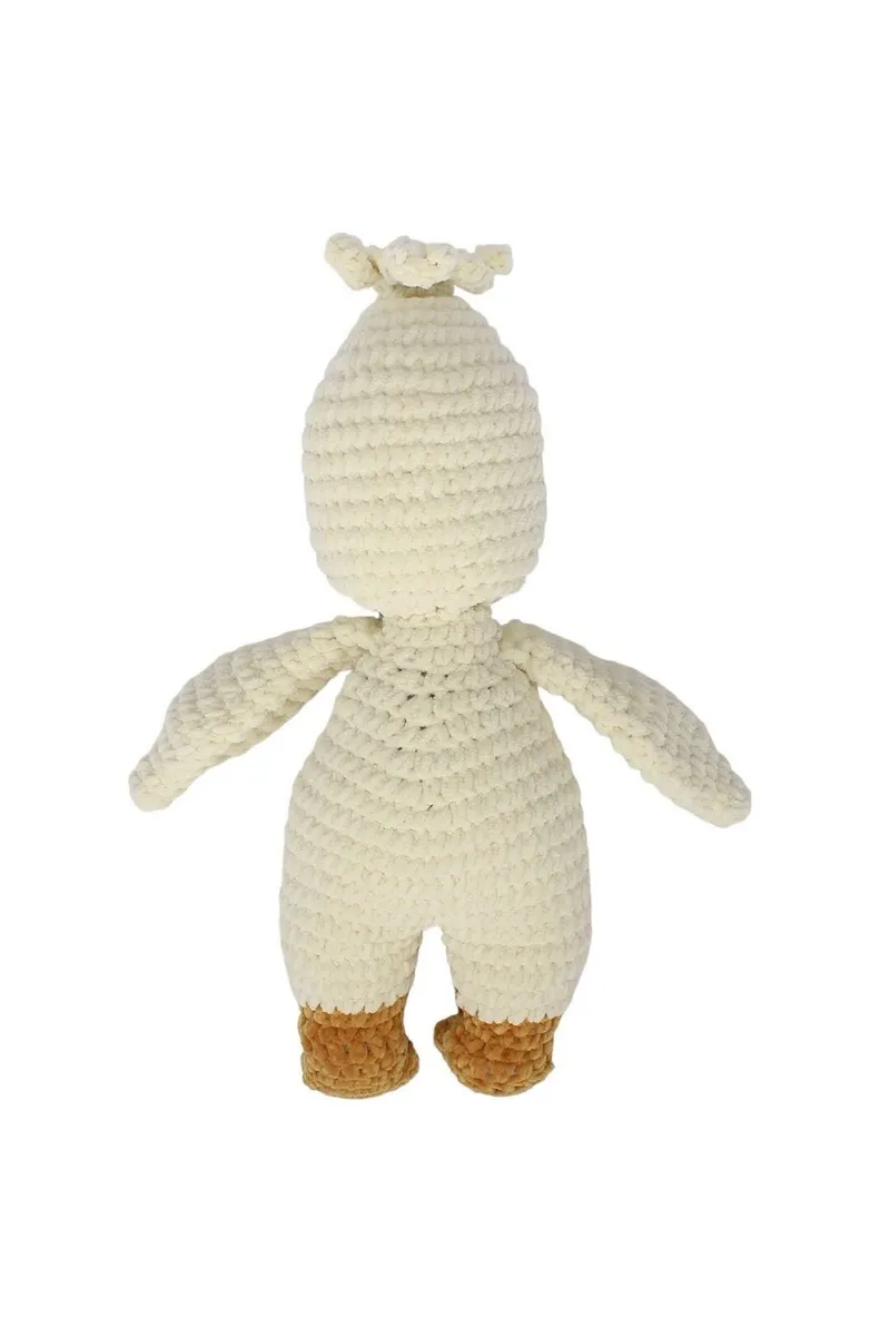 Kadife Amigurumi Organik Ördek Uyku Arkadaşı Oyuncak