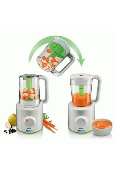 Philips Avent Buharlı Pişirici ve Blender Wasabi