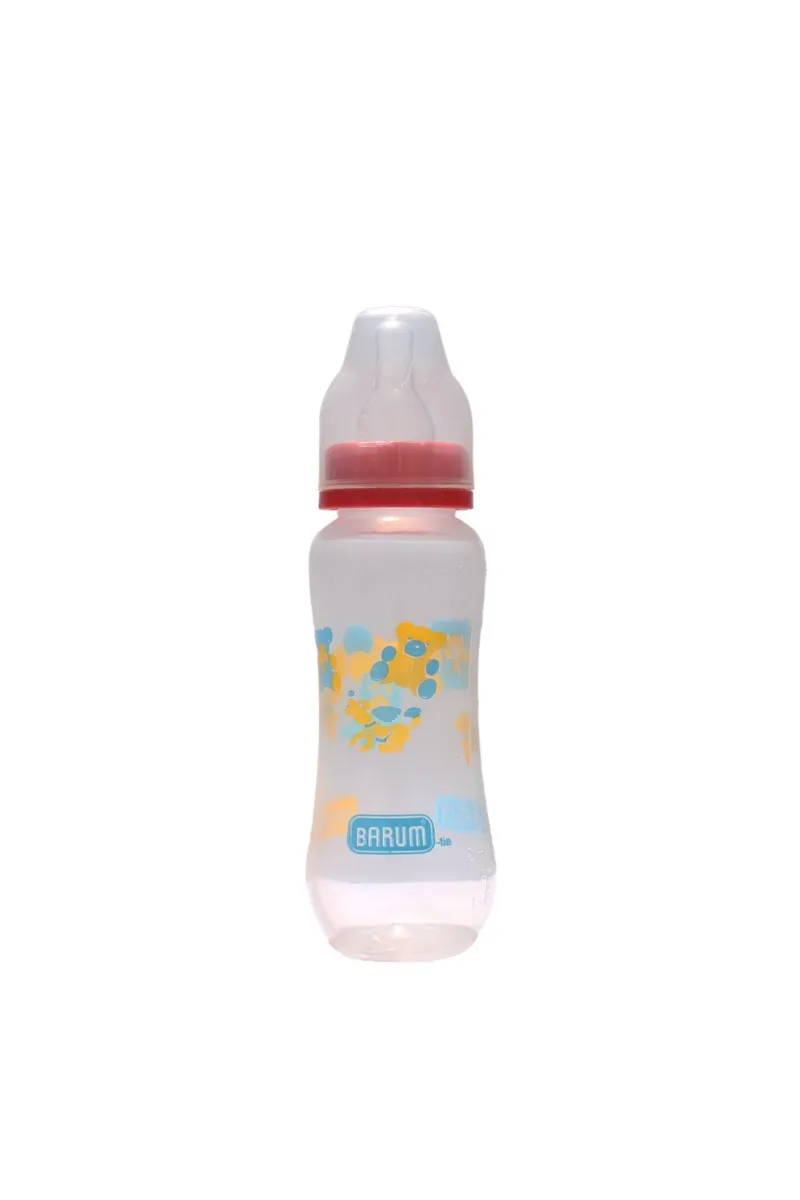 Barum Kırmızı Ayıcıklı Desenli Biberon 250 ml