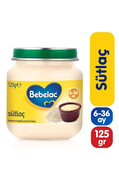 Bebelac Sütlaç Kavanoz Maması 125 Gr