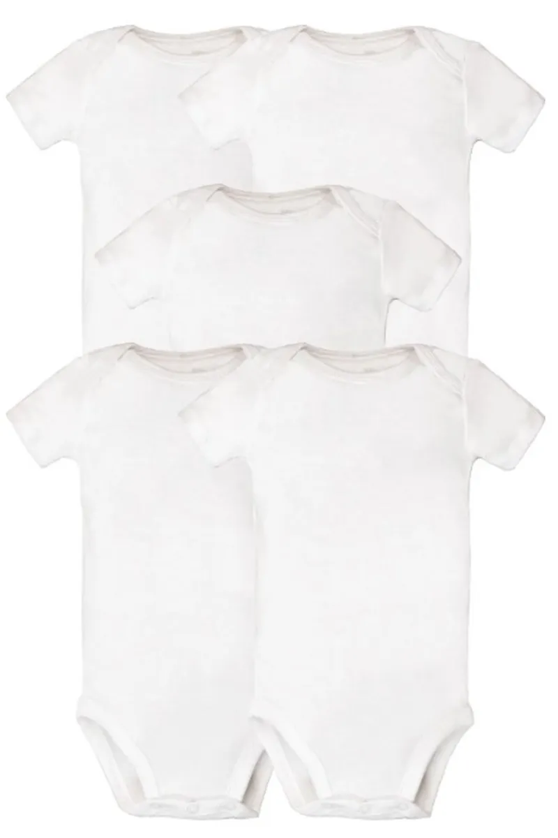 Carters Layette Bebek 5li Beyaz Body Set 1L930510 Beyaz