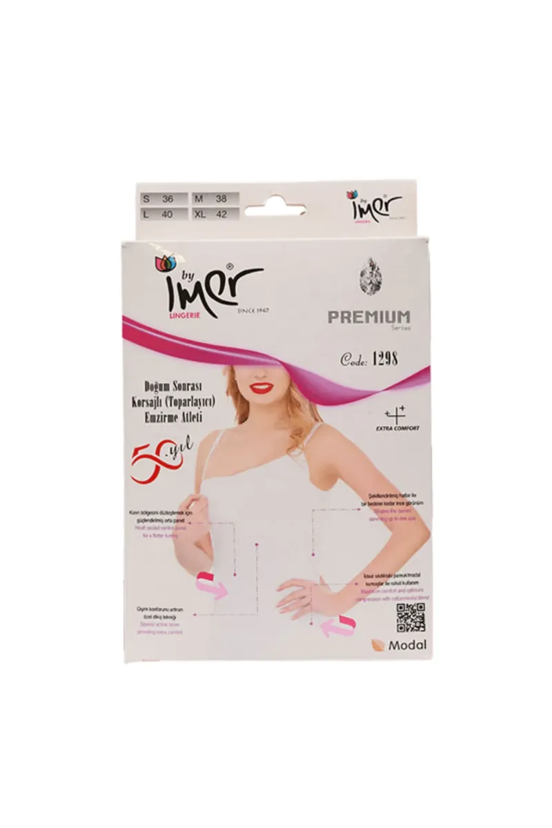 İmer Emzirme Korse Atlet 1298 White