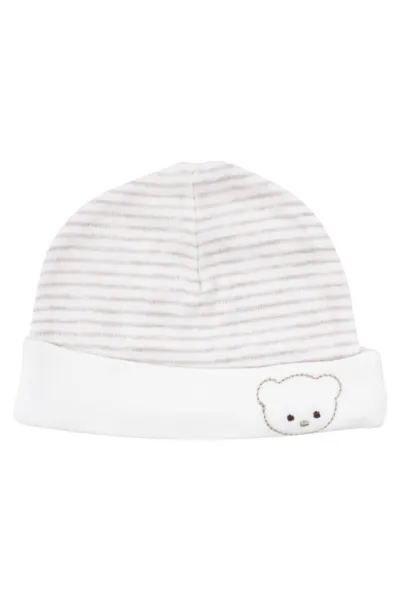 Unisex Ekru Very Cute Nakışlı 5 Parça Organik Hastane Çıkış Seti