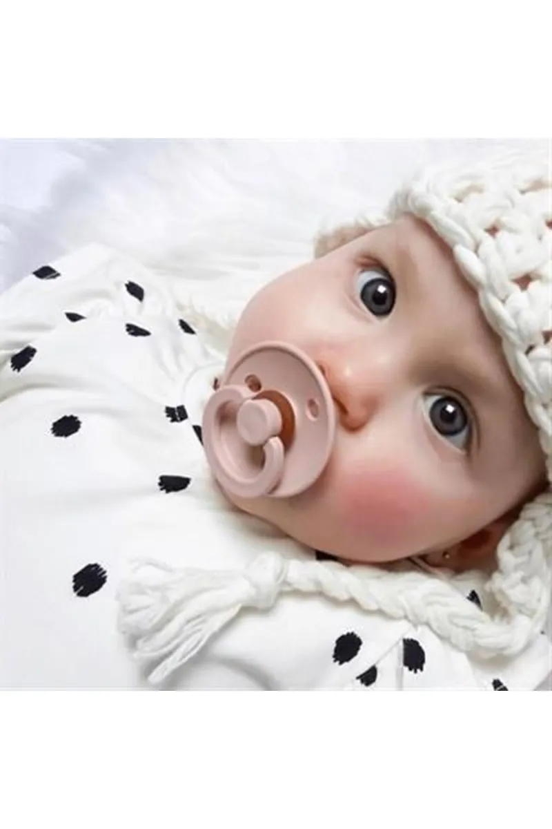 Bibs Colour Kauçuk Emzik 6-18 Ay Blush