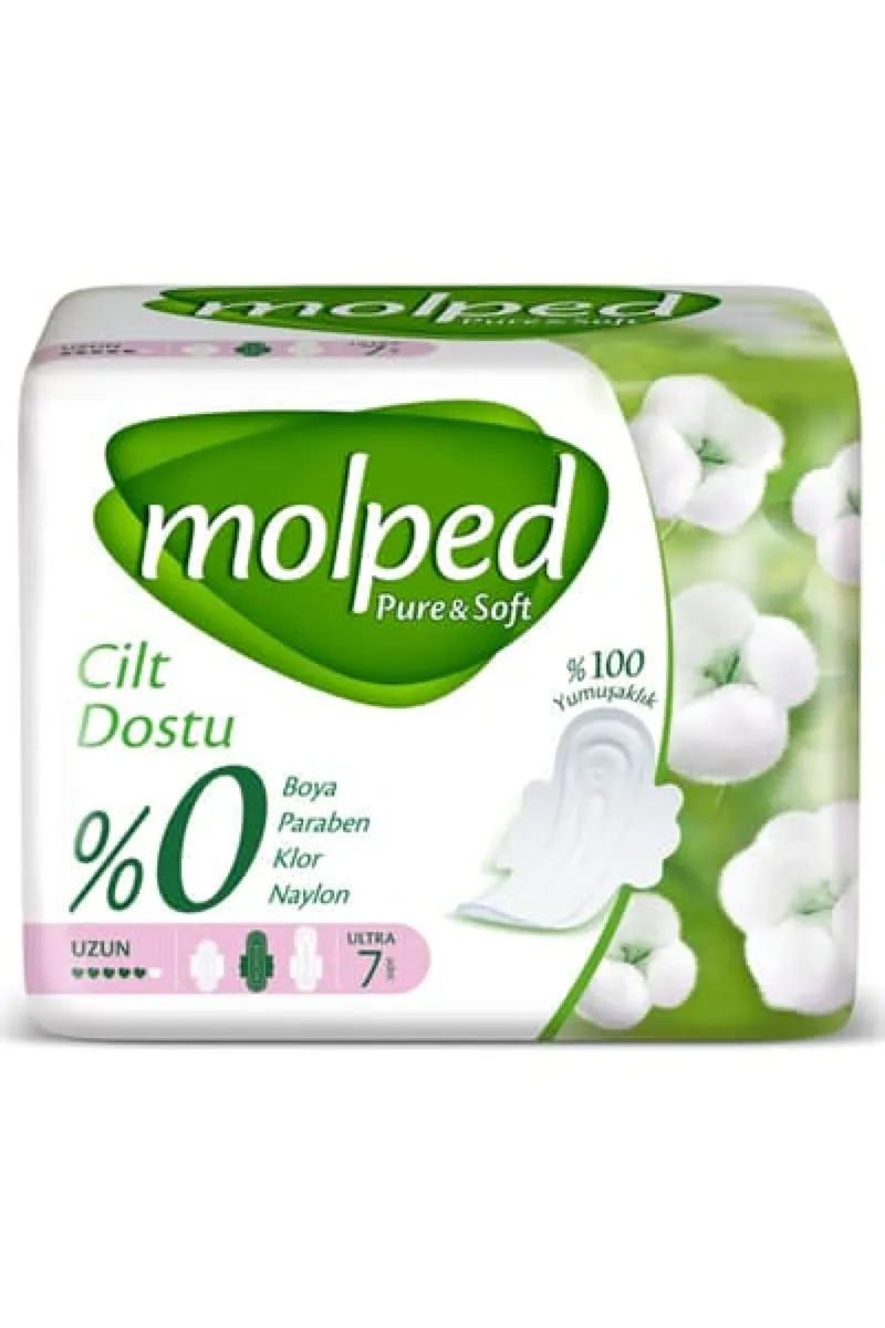 Molped Pure & Soft Uzun Ped 7 Adet