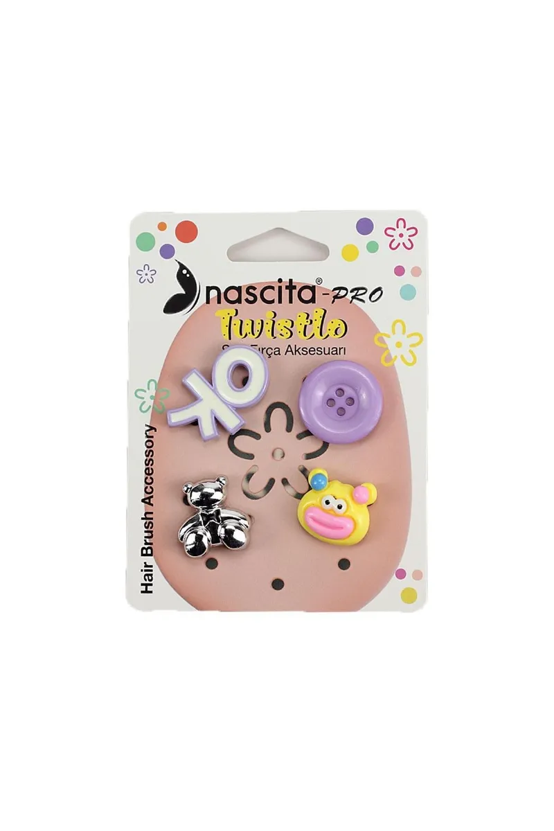 Nascita Twistlo Aksesuar Seti 4'Lü Pembe