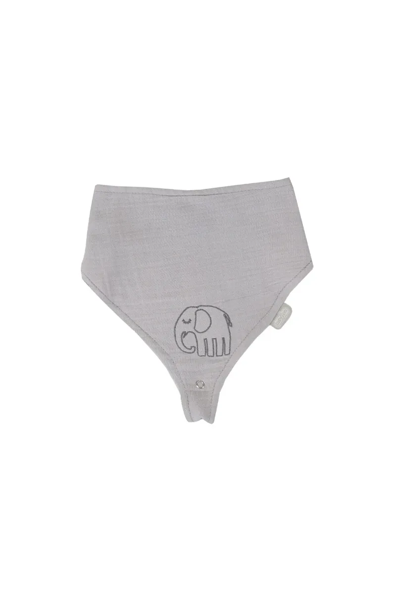 BabyJem Emzik Askılı Müslin Önlük 837 Gri