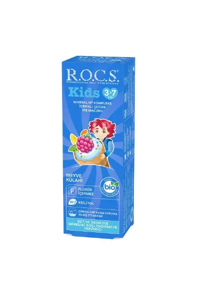 R.O.C.S. Kids Diş Macunu 3-7 Yaş 35 ml Meyve Külahı