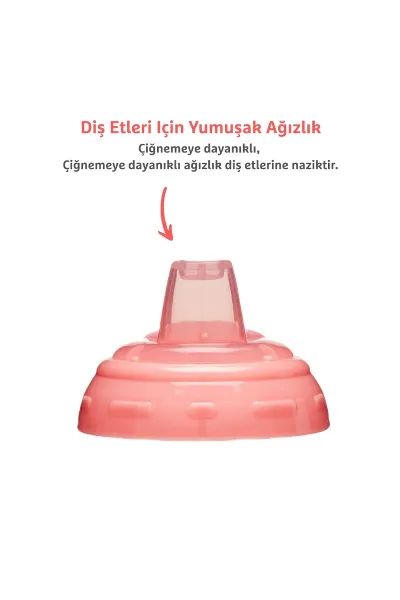 Munchkin Might Grip Alıştırma Bardağı 296ml 9ay+ DLST Pembe