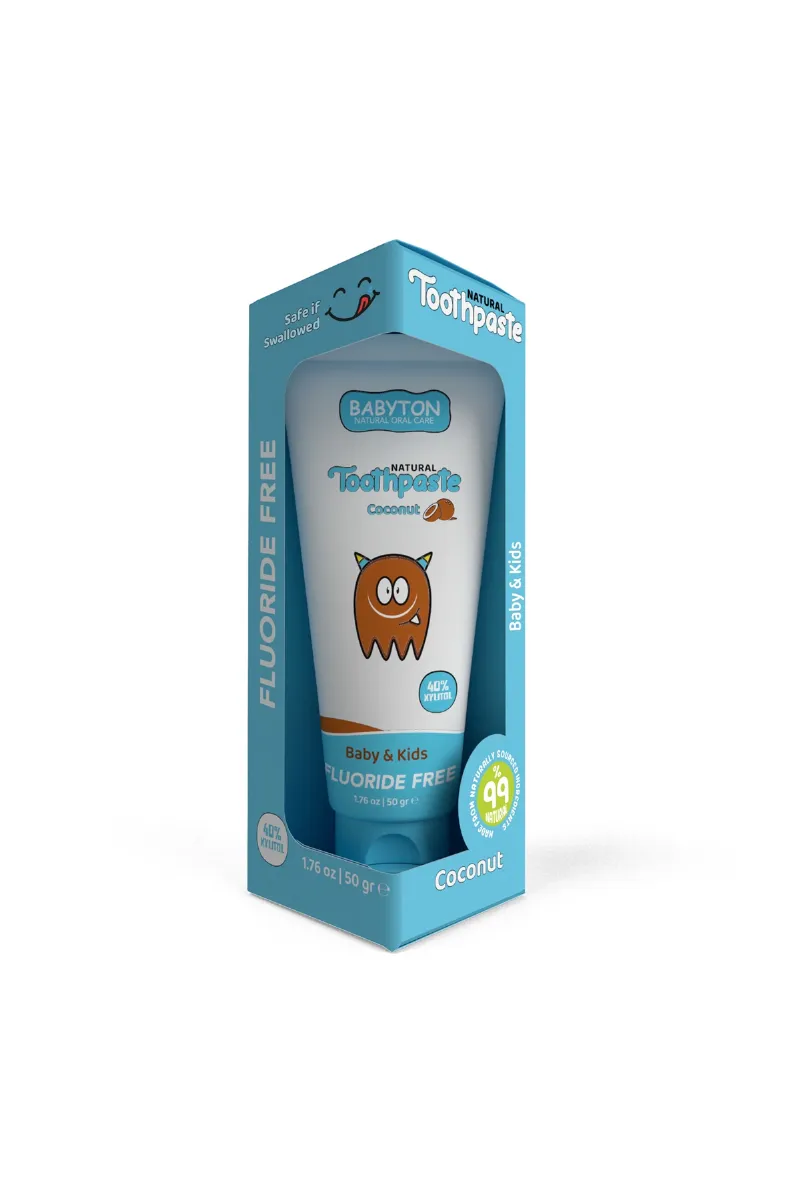 Babyton Organik Doğal Hindistan Cevizi Aromalı Diş Macunu 50 Gr