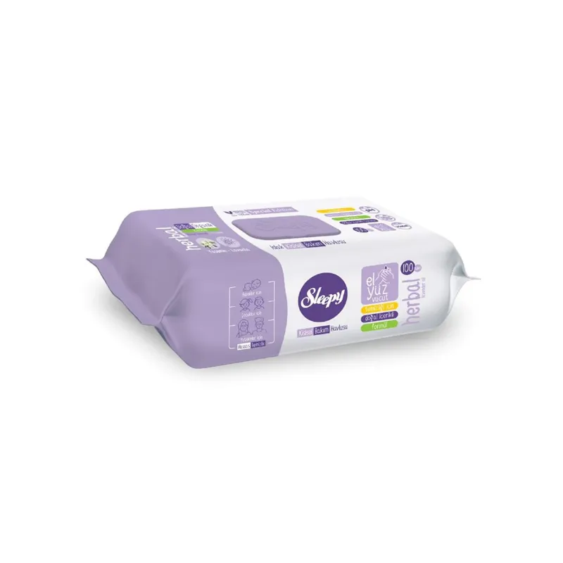 Sleepy Kişisel Bakım Havlusu 100'lü Herbal