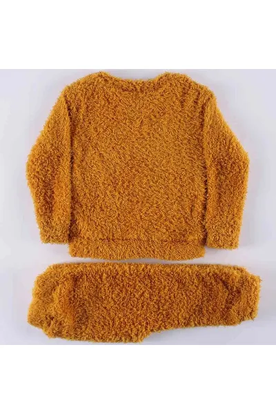 Unisex Hardal Mikili Welsoft 2'li Peluş Takım
