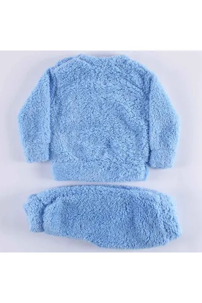 Erkek Bebek Mavi Horozlu Welsoft 2'li Peluş Takım