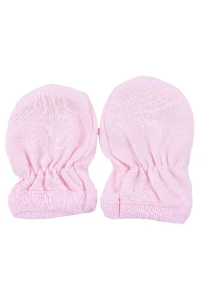Pembe Lastikli Bebek Eldiveni