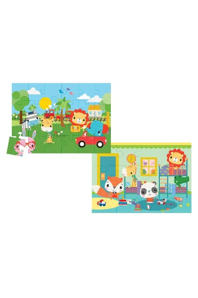 Fisher Price Baby Puzzle Railway & Bedtime 13406