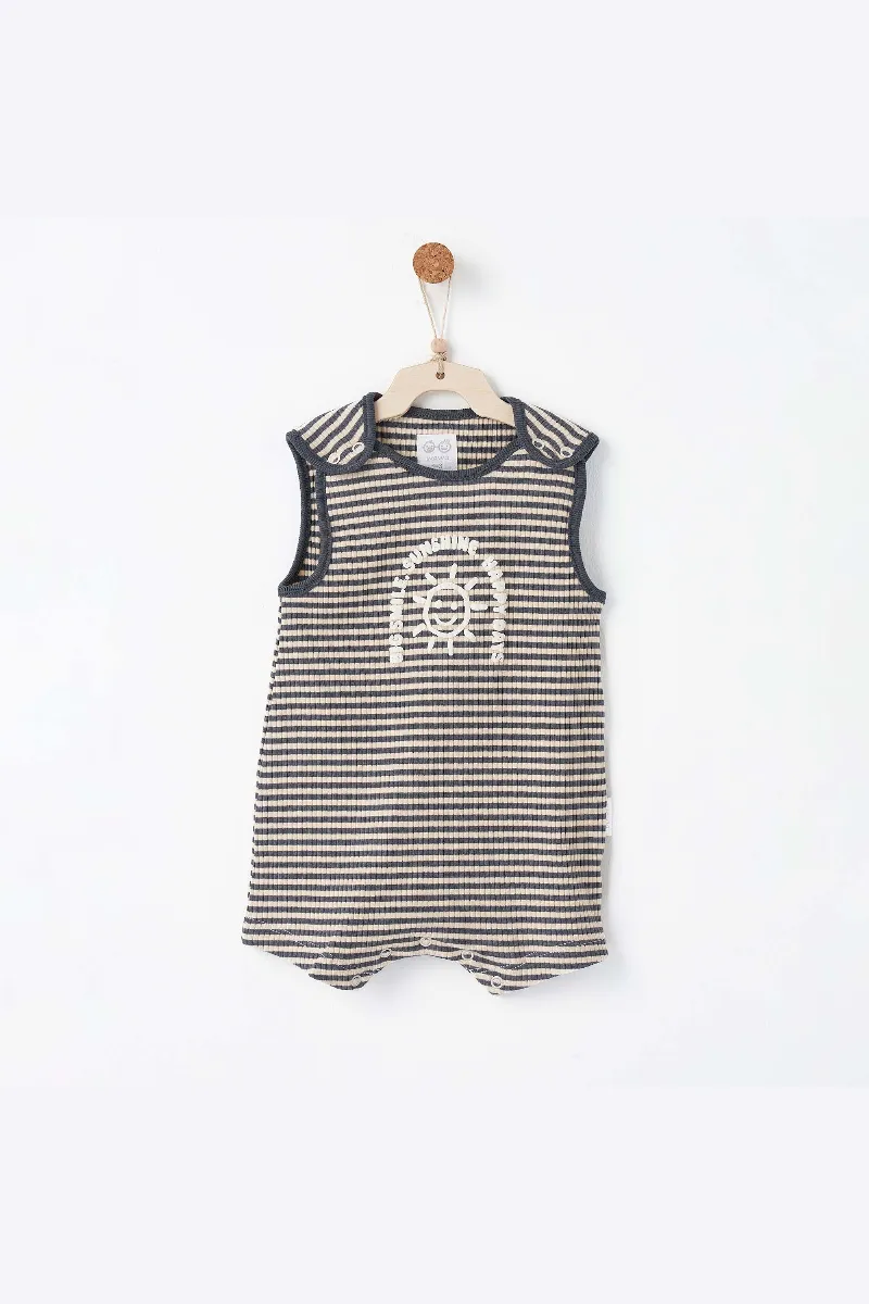 Andywawa AC26670 Bamboo Striped Tulum Grey