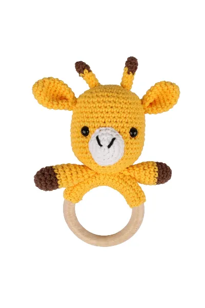 Zürafa Amigurumi Çıngırak