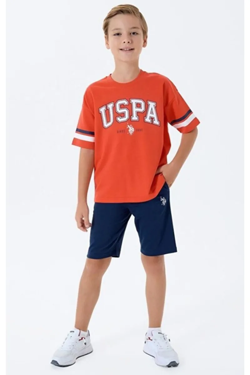 U.S. Polo Bermuda Takım US2433-4 Kırmızı