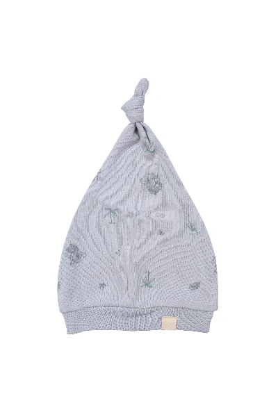 Unisex Gri Koala Desenli Organik Üçlü Pijama Takımı