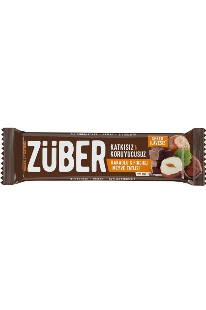 Züber Meyve Barı 40 Gr Fındık ve Kakaolu