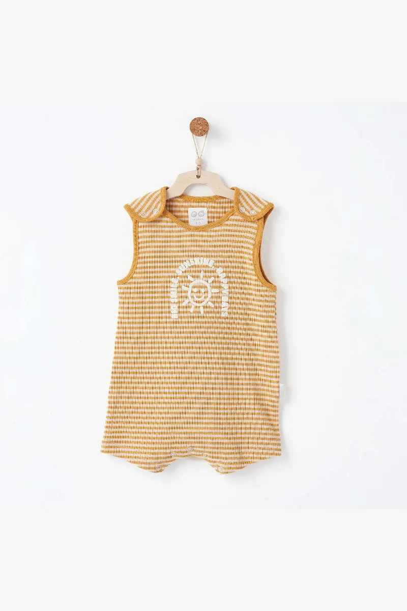 Andywawa AC26670 Bamboo Striped Tulum Mustard
