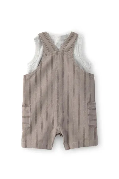 Carters Erkek Bebek Salopet Set 1U591710 Kahverengi