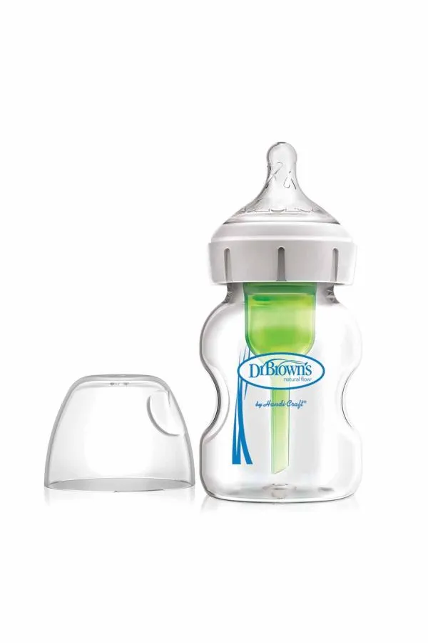 Dr.Brown's Geniş Ağız Cam Biberon 150 ml (Yeni)