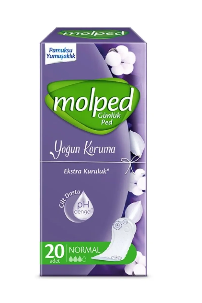 Molped Yoğun Koruma Günlük Ped 20'li