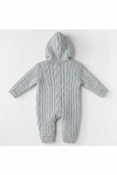 Andywawa AC24336 Knitwear Triko Bebe Kozmonot Grey Melange