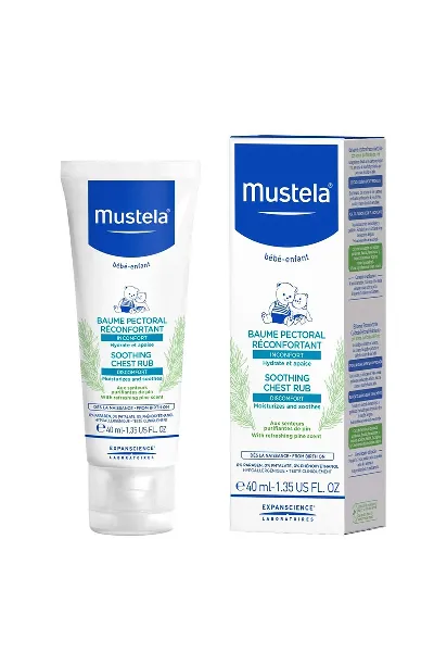 Mustela Soothing Chest Rub (Rahatlatıcı Göğüs Balsamı) 40 ml