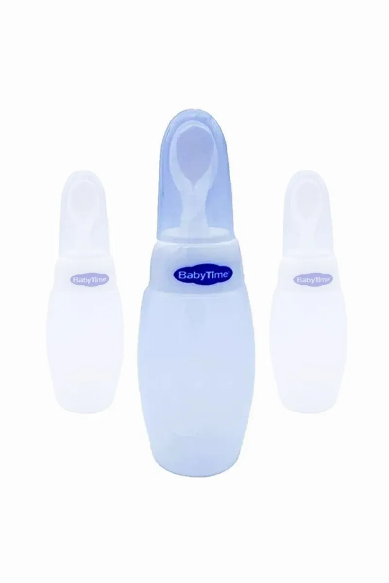 Babytime Beyaz Kaşıklı Biberon